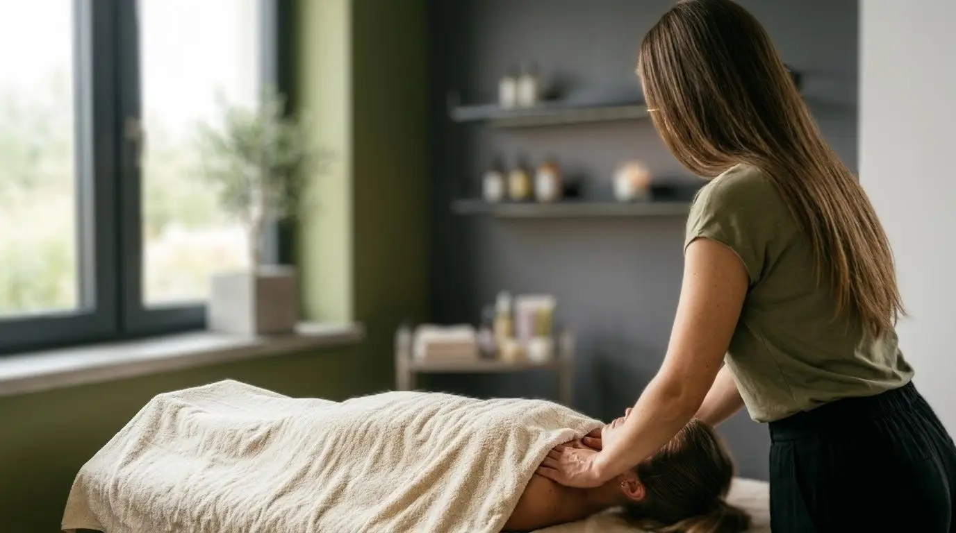 Relaxační suché headspa